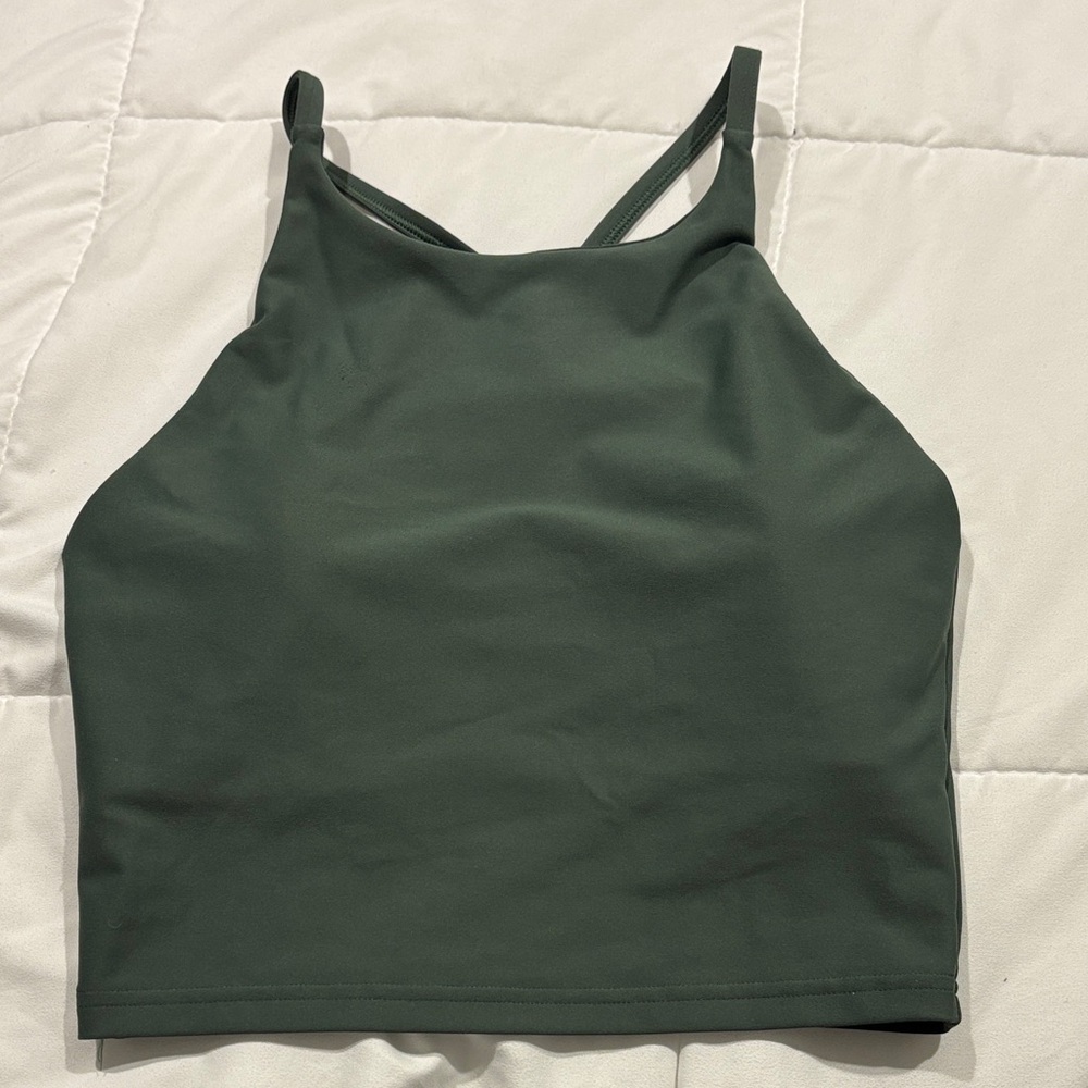 Old Navy Active Dark Green Sports Bra Tank